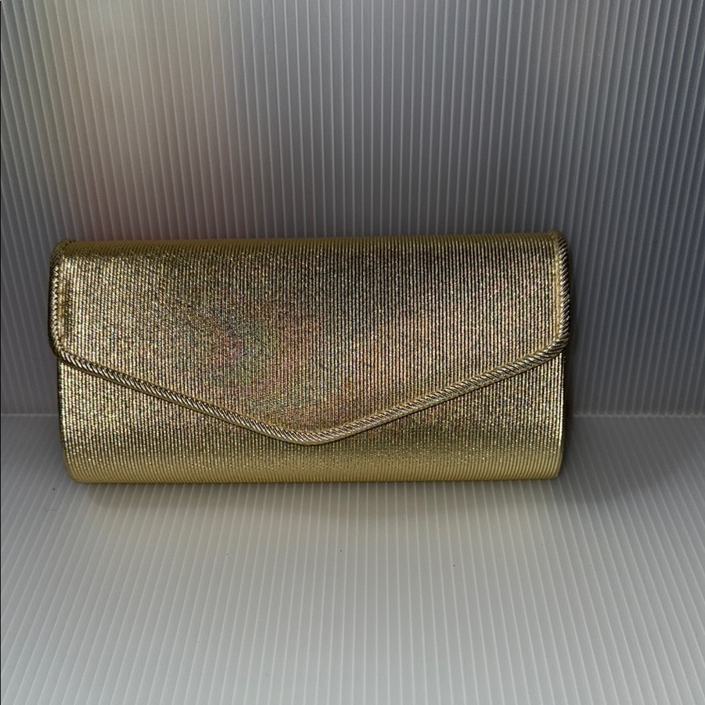 Elegant Gold Clutch